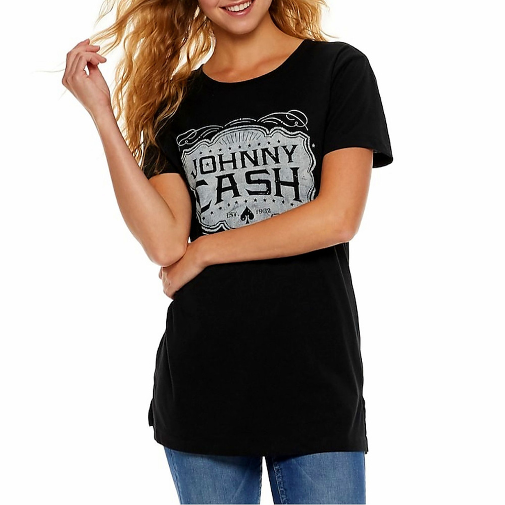 Johnny Cash Est. 1932 Logo rock Tee M L XL NWT - Picture 1 of 2